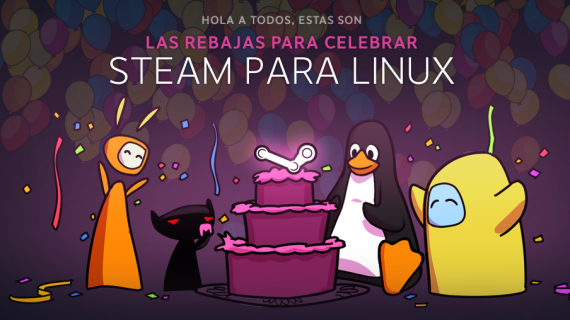 Steam para Linux celebra con rebajas de hasta el 80%