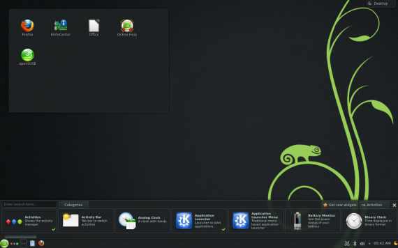 openSUSE 12.3: Introducción a KDE Plasma Desktop